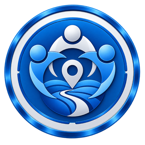Badge nível azul