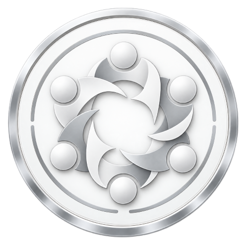 Badge nível branco